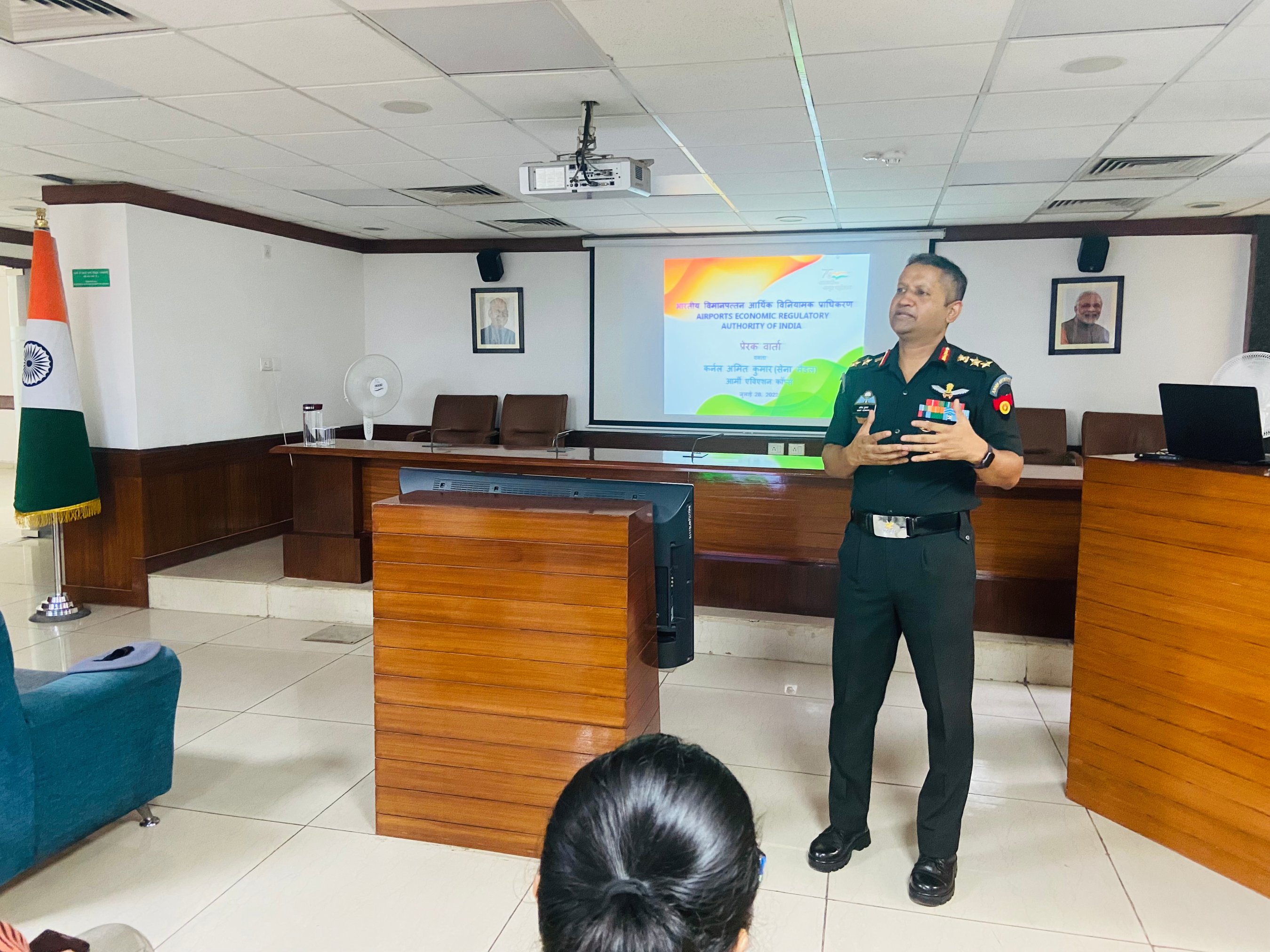 Motivational talk by Col Amit Kumar, Sena Medal Army Aviation Corps